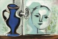 Tete devant la fenetre 1937 cubiste Pablo Picasso